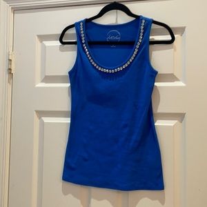 INC Rhinestone Embellished Tank Top